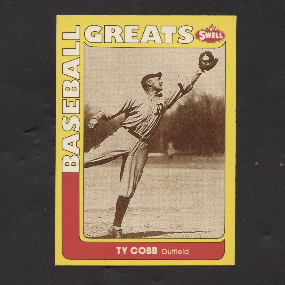 1990 Swell Baseball Greats Ty Cobb Tigers